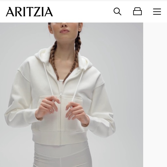 Tna
Cozy Fleece Boyfriend Boxy Zip Hoodie - Picture 4 of 5